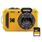 ショッピングデジタルカメラ 今ならマイクロSDHCカード差し上げます【送料無料】Kodak コダック デジタルカメラ 防水15m 耐衝撃2m PIXPRO WPZ2 イエロー