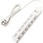 エレコム ほこり防止シャッター付 省エネタップ T-E6A-2630WH