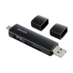  Sanwa Supply USB Type-C &amp; USB-A обе соответствует прямой ..SD/microSD устройство для считывания карт (USB порт имеется ) ADR-5TCMSD5BK