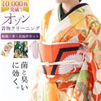 着物 クリーニング オゾン京洗い 振袖用 着物+帯+長襦袢3点セット 臭いと菌に着目 sin8950-shitate