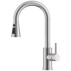 ショッピング端っこ DAYONE キッチン蛇口 ハイアーチ混合水栓 モダン引出しホース式水栓 バー キッチンシンク用水栓 シングルレバーワンホールキッチン水栓 3つ