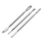 ショッピングiPhone4 ヘラセット ヘラ 金属ヘラ ヘラ工具 ヘラツール 細工棒 両頭型 ３本セット