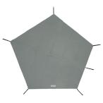 ショッピングdod DODディーオーディー グランドシート1人用/ペンタゴンライダーズワンポールテント・ムシャテントの設営が簡単になるガイド付き GS1-820-G