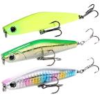 CONTYU シーバス ルアーセット シンキングペンシル 80mm 17.5g シンペン スモールルアー ヒラメ 青物 80mm / 17.5g