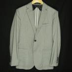 新品同様 ブラックレーベル クレストブリッジ BLACK LABEL CRESTBRIDGE メンズ ハウンドトゥース コットン テーラード ジャケット S 春夏