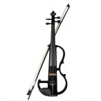 エレキ バイオリン 4/4 本体 メイプル ケース チューナー ブラック サイズ
