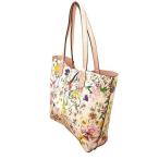 トートバッグ 無地花柄 リバーシブル レディース マザーズバッグ ママ 婦人 通勤 通学 かわいい オシャレ Ａ4ファイル対応 43473-