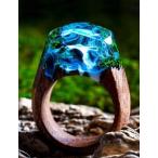 Secret Wood Ring  Azure　Fall　シークレットウッド　リング　アズールフォール