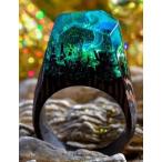 Secret Wood Ring Ocean Oasis　シークレットウッド　リング　オーシャンオアシス