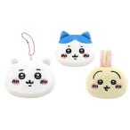 【ちいかわ もちもちフェイス 全3種】もちもちフェイスマスコット ぬいぐるみ ちいかわ うさぎ ハチワレ 全3種セット ガチャ 約 高さ65mm 横30mm