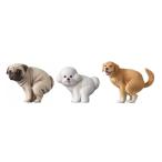 ショッピングフィギュア ガチャ【ふんばり〜ぬ２ 3種セット】ふんばり〜ぬ2 ゴールデン パグ ビションフリーゼ シークレットなし 犬 フィギュア ミニチュア