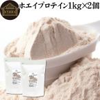 ホエイ プロテイン 1kg×2個 WPI ピュア アイソレート プレーン 無添加