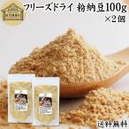 粉納豆 100g×2個 粉末 粗挽き 粉末 納