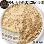 田七人参 粉末 120g×5個 サプリ 田七人参 パウダー 田七人参茶 送料無料