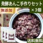 発酵あんこ 手作りセット×3個 ゆであずき 米麹 米糀 あずき 米こうじ 送料無料