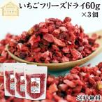 いちご フリーズドライ 60g×3個 乾燥 ストロベリー 5mm ドイツ産 送料無料