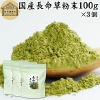 長命草粉末 100g×3個 長命草 パウダー 青汁 粉末 ボタンボウフウ 無添加