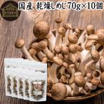 乾燥しめじ 70g×10個 国産 ぶなしめ