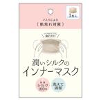 潤いシルクのインナーマスク 1枚入×10個セット インナーマスク シルク 絹 衛生用品 インナー マスク 洗える 清潔 肌面 お肌 口元 潤い 保湿 肌荒れ