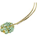 翡翠の守護ペンダントネックレスペン...