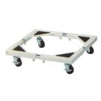 キャスター付洗濯機置台 E-ESF-283 洗濯機 置き台 専用置き台 洗濯機置台 振動パッド 振動軽減 振動 吸収 騒音 軽減 防振 キズ防止パッド