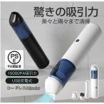 ハンディークリーナーミニ掃除機 強力 水洗いOK 掃除機 コードレス 家庭内 15000PA吸引力 掃除機 USB充電式 便利 お家 車用 軽量 小型