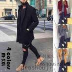  Пальто Честерфилд мужской одноцветный деловой жакет la автомобиль пальто длинное пальто melt n пальто тонкий тонкий ходить на работу внешний Британия способ джентльмен одежда защищающий от холода теплоизоляция весна осень-зима 4 цвет 