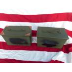  вооруженные силы США сброшенный товар . лекарство коробка AMMO BOX ящик для инструментов и т.п. 2 шт Anne mo переносная сумка 109x