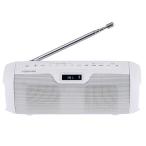 東芝 Bluetoothスピーカー機能付き ワイドFM ラジオ TY-SBR10 ホワイト TOSHIBA
