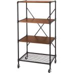 JET BLACK シェルフ 600（幅60×高さ120cm）　SIO-JET-BLACK-SHELF-600