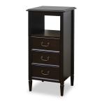 TELスタンドA ケントハウス kent house 電話台 ファックス台 引き出し付 3杯 アンティーク 欧風 ヨーロッパ 東海家具工業 【送料無料】