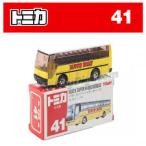  Takara Tommy Tomica 1/145 Isuzu super High Decker автобус HATO BUS( желтый / красный коробка / сделано в Японии ) [ Tomica No.41]
