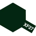 タミヤ アクリルミニ(つや消し) XF-27ブラックグリーン 81727 爆買