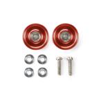 タミヤ ミニ四駆特別企画(パーツ) 13mmオールアルミベアリングローラー (レッド) 95577 爆買