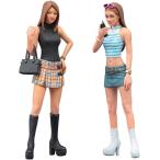 ハセガワ 1/24 FC02 フィギュアコレクションシリーズ 90's 厚底ギャルフィギュア (2体セット) プラモデル FC02 爆買