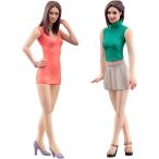 ハセガワ 1/24 FC04 フィギュアコレクションシリーズ ファッションモデル ガールズフィギュア (2体セット) プラモデル FC04 爆買