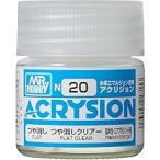 GSIクレオス アクリジョンカラー つや消しクリアー つや消し 10ml 模型用塗料 N20