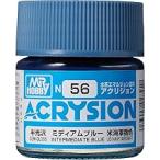 GSIクレオス N-56 アクリジョンカラー ミディアムブルー 半光沢 10ml 模型用塗料 N56 爆買