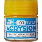 GSI クレオス (GSI Creos) N91 GSIクレオス アクリジョンカラー クリアーイエロー 光沢 10ml 模型用塗料 N91
