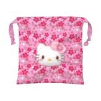 桜着物ボアフェイス巾着ハローキティ...