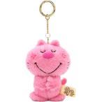 水森亜土 ねこ マスコット ピンク ぬいぐるみ グッズ おもちゃ 雑貨 新品 *