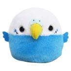 [クーポン利用で10%off]とりだんご セキセイインコ・あお ぬいぐるみ 小鳥 高さ7cm