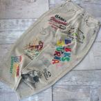 BANKS ALL LOGO CHINO（ロングパンツ　チノパン　総柄　ロゴ　ジョガー　リラックスパンツ スウェット）