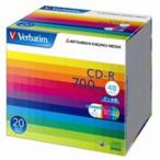 三菱化学メディア CD-R ＜700MB＞ SR80SP20V1 20枚 AV デジモノ パソコン 周辺機器 DVDケース CDケース Blu-rayケース[▲][TP]