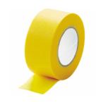 テープ用品 マスキングテープ ＴＲＵＳＣＯ　建築塗装用マスキングテープ　幅２４ｍｍ長さ１８ｍ　５巻入　イエロー　  (MTA-2418-5-Y)