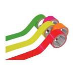 テープ用品 ラインテープ ＴＲＵＳＣＯ　蛍光ラインテープ５０ｍｍｘ３３ｍ　レッド　  (TLK-5033R)