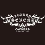 カッティングステッカー 日産（NISSAN）セレナ SERENA flyhigh 車 カー ステッカー アクセサリー シール ガラス[◆]