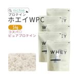 ショッピングホエイプロテイン ホエイプロテイン WPC 5kg プレーン味（100 パウダー 甘味料 香料無添加 プロテイン ホエイ）