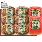 ハンバーグ ギフト 伊藤ハム 伝承献呈 うす塩仕上げ鉄板焼きハンバーグ＆生ハムギフト(SU-38) / お歳暮 ハンバーグギフト ハンバーグ詰め合わせ