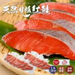 紅鮭 甘塩 天然鮭 天然 紅鮭 半身 16切 個分け 真空パック サケ さけ ご飯のお供 お弁当 おにぎり 海鮮